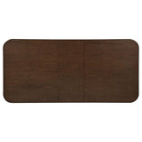 Faulkner 84-inch Extension Wood Dining Table Brown Oak | Brown | Brown Oak | 115601