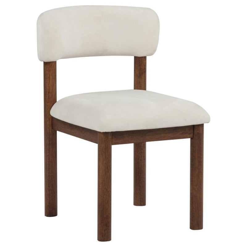 Faulkner Upholstered Dining Side Chair Cream (Set of 2)