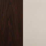 Faulkner Upholstered Dining Side Chair Cream (Set of 2) | Ivory | Cream / Brown Oak | 115602CRM