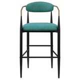 Tina Fabric Upholstered Bar Chair Green (Set of 2) | Green | 121188