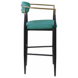 Tina Fabric Upholstered Bar Chair Green (Set of 2) | Green | 121188