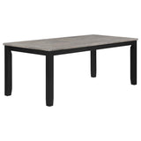 Elodie 5-piece Rectangular Extension Leaf Dining Set Black | Black | 121221-S5