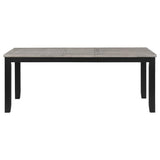 Elodie 5-piece Rectangular Extension Leaf Dining Set Black | Black | 121221-S5