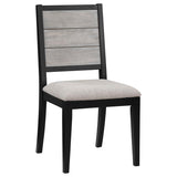 Elodie 5-piece Rectangular Extension Leaf Dining Set Black | Black | 121221-S5
