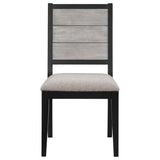 Elodie 5-piece Rectangular Extension Leaf Dining Set Black | Black | 121221-S5