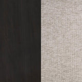 Phelps Upholstered Dining Arm Chair Tan Distressed Noir (Set of 2) | Brown | Tan / Distressed Noir | 121233