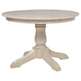 Orrison Oval 62-inch Wood Extension Leaf Dining Table Linen | Beige | Linen | 121261