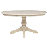 Orrison Oval 62-inch Wood Extension Leaf Dining Table Linen | Beige | Linen | 121261