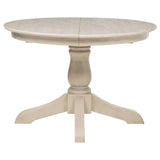 Orrison Oval 62-inch Wood Extension Leaf Dining Table Linen | Beige | Linen | 121261