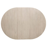 Orrison Oval 62-inch Wood Extension Leaf Dining Table Linen | Beige | Linen | 121261