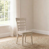 Orrison Ladder Back Dining Side Chair Linen (Set of 2) | Beige | Linen | 121262