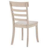 Orrison Ladder Back Dining Side Chair Linen (Set of 2) | Beige | Linen | 121262