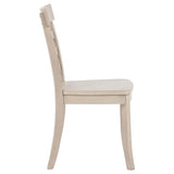 Orrison Ladder Back Dining Side Chair Linen (Set of 2) | Beige | Linen | 121262