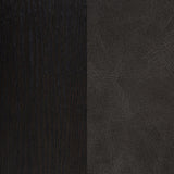Averill 7-piece White Marble Top Dining Set Dark Grey and Coffee Bean | Full | Grey | Dark Grey / Coffee Bean | 121291-S7G