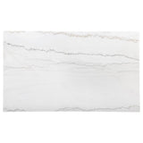 Averill 72-inch Rectangular White Marble Top Dining Table Coffee Bean | Brown | Coffee Bean | 121291