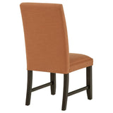 Berning Fabric Upholstered Parson Side Chair Salmon Orange (Set of 2) | Orange | Salmon | 121702SLM