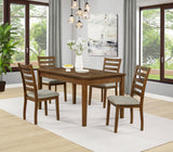 Atwood Rectangular Wood Dining Table Warm Brown | Brown | Warm Brown | 121761