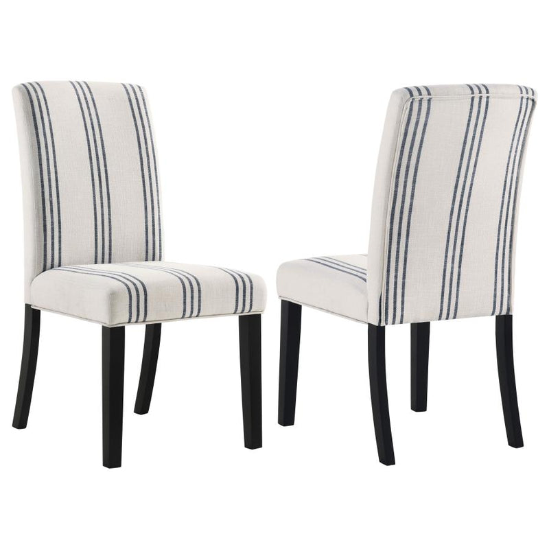 Herran Upholstered Dining Side Chair Beige (Set of 2)