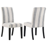 Herran Upholstered Dining Side Chair Beige (Set of 2) | King | Beige | 121782