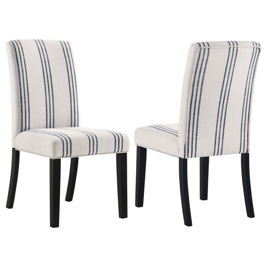 Herran Upholstered Dining Side Chair Beige (Set of 2) | King | Beige | 121782