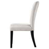 Herran Upholstered Dining Side Chair Beige (Set of 2) | King | Beige | 121782