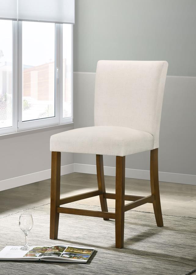 Paxton Upholstered Counter Height Dining Chair Beige (Set of 2)