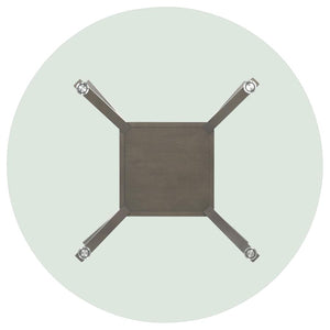 Paxton Round 48-inch Glass Top Wood Dining Table Brown