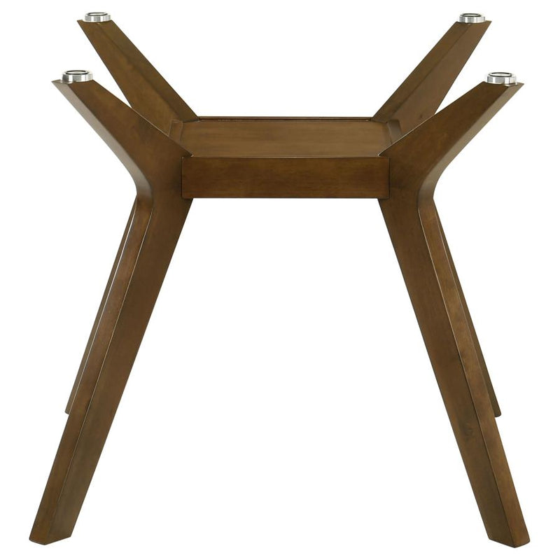 Paxton Square Wood Dining Table Base Brown