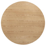 Andrews 5-piece Round Dining Table Set Light Ash and Black | Beige | Light Ash / Black | 122500-S5B