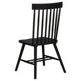 Andrews 5-piece Round Dining Table Set Light Ash and Black | Beige | Light Ash / Black | 122500-S5B