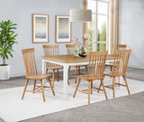 Andrews 66-inch Rectangular Dining Table Light Ash and White | Beige | Light Ash / White | 122501
