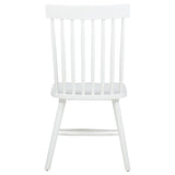 Andrews Windsor Spindle Back Dining Side Chair White (Set of 2) | White | 122502WHT