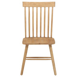 Andrews Windsor Spindle Back Dining Side Chair Light Ash (Set of 2) | 122502