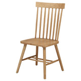 Andrews Windsor Spindle Back Dining Side Chair Light Ash (Set of 2) | 122502