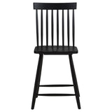 Andrews Windsor Counter Height Dining Side Chair Black (Set of 2) | Black | 122509BLK