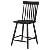 Andrews Windsor Counter Height Dining Side Chair Black (Set of 2) | Black | 122509BLK