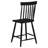 Andrews Windsor Counter Height Dining Side Chair Black (Set of 2) | Black | 122509BLK