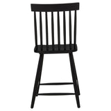 Andrews Windsor Counter Height Dining Side Chair Black (Set of 2) | Black | 122509BLK