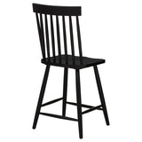Andrews Windsor Counter Height Dining Side Chair Black (Set of 2) | Black | 122509BLK