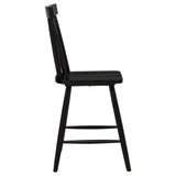 Andrews Windsor Counter Height Dining Side Chair Black (Set of 2) | Black | 122509BLK