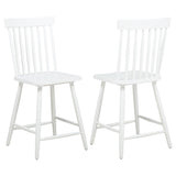 Andrews Windsor Counter Height Dining Side Chair White (Set of 2) | White | 122509WHT