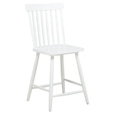 Andrews Windsor Counter Height Dining Side Chair White (Set of 2) | White | 122509WHT