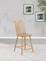 Andrews Windsor Counter Height Dining Side Chair Light Ash (Set of 2) | Beige | Light Ash | 122509