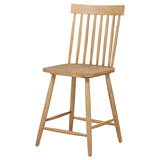 Andrews Windsor Counter Height Dining Side Chair Light Ash (Set of 2) | Beige | Light Ash | 122509