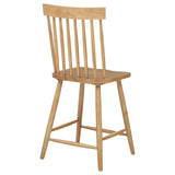 Andrews Windsor Counter Height Dining Side Chair Light Ash (Set of 2) | Beige | Light Ash | 122509