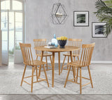 Andrews Windsor Counter Height Dining Side Chair Light Ash (Set of 2) | Beige | Light Ash | 122509