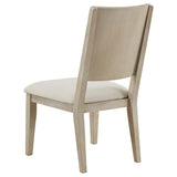 Trofello Cushioned Dining Side Chair White Washed (Set of 2) | Brown | White Washed | 123122