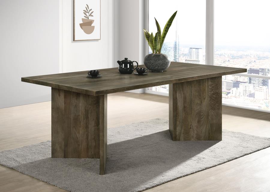 Tyler 80-inch Solid Wood Dining Table Mango Brown | King | Brown | Mango Brown | 130511