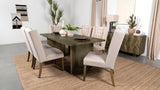 Tyler 80-inch Solid Wood Dining Table Mango Brown | King | Brown | Mango Brown | 130511