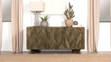Tyler 3-door Solid Wood Sideboard Buffet Cabinet Mango Brown | King | Brown | Mango Brown | 130515